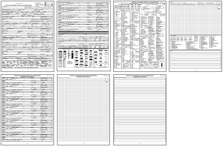 Example Crash Reporting Form, State of Oklahoma PDF file