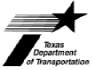 Texas Department of Transportation Logo