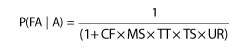 Equation for table 25