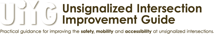 UIIG - Unsignalized Intersection Improvement Guide